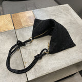 Sac à main au design luxueux avec strass brillants