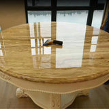 Nappe transparente pour protéger la table