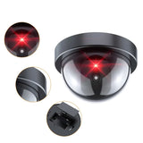 Fausse caméra de surveillance simulée avec lumière rouge