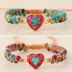 Bracelet Jaspe Cœur Passionné