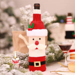 Protecteur de bouteille de vin décoratif de Noël