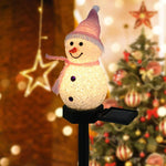 Lampe solaire bonhomme de neige super mignonne