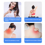 Masseur de dos de corde de rouleau de muscle de corps