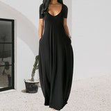 Robe Maxi à Encolure en V