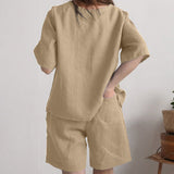 Costume short ample grande taille