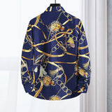 Chemise à Manches Longues à Imprimé Plage