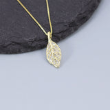 collier feuille