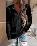 Gilet à capuche avec zip