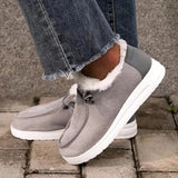 Femmes Winter Plus Velvet Mocassins Plats Épais