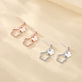 Boucles D'oreilles Fleurs Délicates Et Élégantes