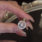 Bague Zircon Ronde Luxueuse et Délicate