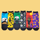 Chaussettes d'Halloween pour femme(6 paires)