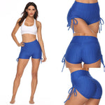 Culotte de Yoga à Bulles Jacquard d'été - ciaovie