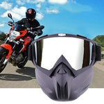 Lunettes de Motocross avec Masque Détachable