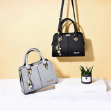 Sac à main mignon de couleur unie à la mode pour dames