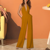 Pantalon sexy à col licou pour femmes