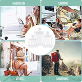 Sac d'emballage de distribution de fluide de voyage portable