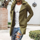 Trench coupe slim pour homme