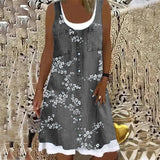 Robe d'été sans manches pour femme