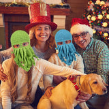 Chapeau de poulpe en laine fait à la main