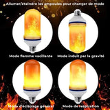 Lumière de feu à effet de gravité à LED