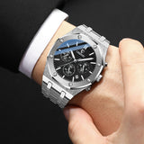 Montre de Sport Multifonctionnelle à Quartz Étanche pour Homme