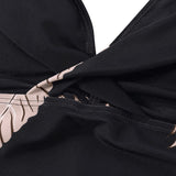 Maillot de bain imprimé plumes