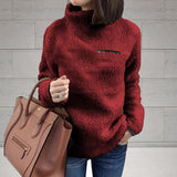 Pull Thermique à Col Roulé Zippé