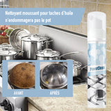 Nettoyant moussant anti-taches d'huile pour la cuisine