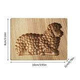 Coupe-biscuits à motifs en bois