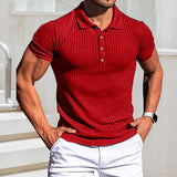Chemise De Golf De Couleur Unie Pour Hommes