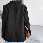 Blazer polyvalent en velours côtelé