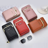 Mini sac à bandoulière simple avec double fermeture à glissière