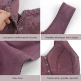 Soutien-gorge en Coton avec Fermeture Frontale