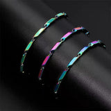 Bracelet Hip Hop En Titane Trempé
