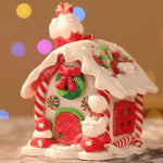 Maison de Noël en argile molle