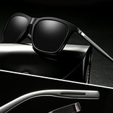 Lunettes de soleil polarisées pour hommes en alliage de magnésium