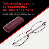 Lunettes de lecture portables pliables