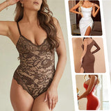 Body sexy en dentelle avec contrôle du ventre