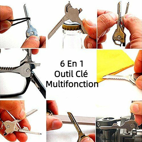Outil Clé Multifonction 6 En 1