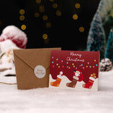 Cartes de Noël dorées