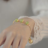 Bracelet Hetian Cloche de Jade
