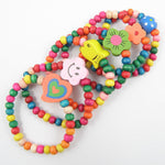 Bracelets en Bois Colorés