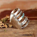 Bague Personnalisée en Argent Vintage