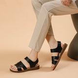 Sandales Velcro Confortables Pour Femmes