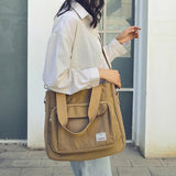 Sac Á Main Simple Pour Femme De Grande Capacité De Couleur Unie