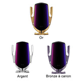 Support et chargeur de téléphone de voiture à capteur automatique sans fil