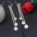 Boucles d'oreilles piercing élégantes pompon
