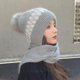 Bonnet épais tricoté tout assorti