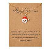 Collier en alliage de la série de Noël